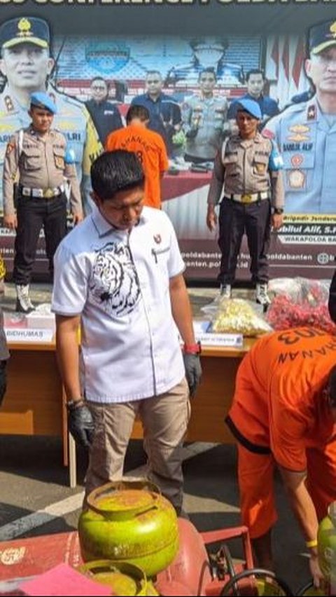 Polisi Bongkar Kasus Pengoplosan Gas 3 Kg di Cilegon, Sehari Bisa Raup Untung Rp13 Juta