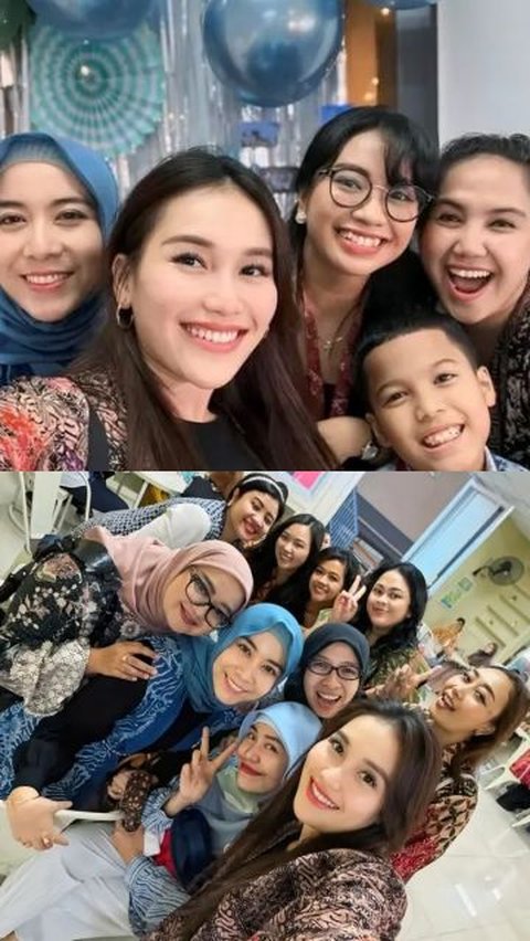 7 Potret Ayu Ting Ting Akrab dengan Wali Murid Teman Bilqis, Mudah Bergaul!