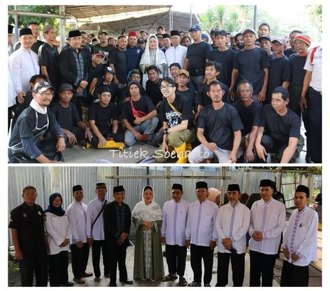 Potret Titiek Soeharto merayakan Idul Adha 1445 Hijriah dengan salat ied dan penyerahan sapi kurban.