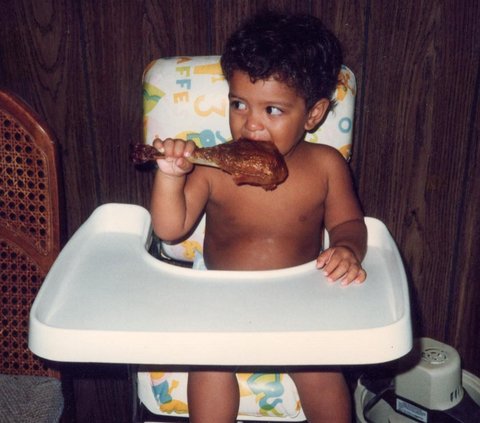 Child Without Clothes Eating This Delicious Meat is Now a World Famous Singer