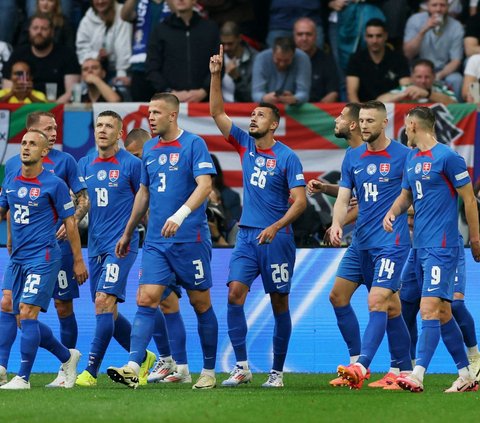 FOTO: Tumbangkan Slovakia Lewat Comeback Maut, Ukraina Jaga Peluang Lolos 16 Besar Euro 2024