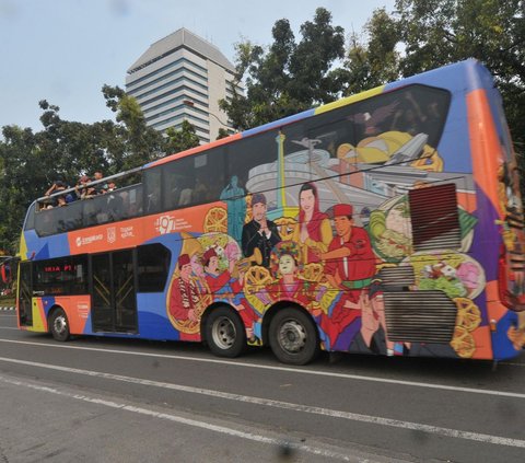 Cara Naik Bus Wisata Gratis di Jakarta