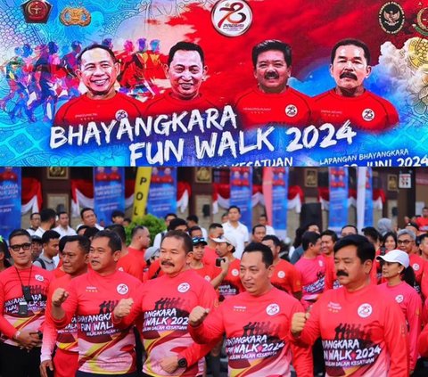 Jaksa Agung Flag Off Buka Kegiatan Jalan Santai Bhayangkara Fun Walk 2024