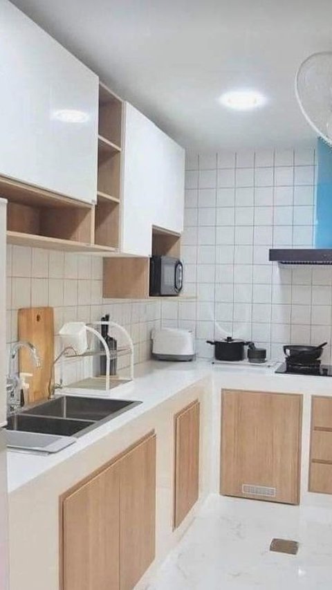 Kitchen Set Japandi Serba Putih
