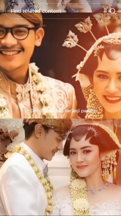 Appearing in Wedding Attire, Gilga Sahid and Happy Asmara Officially Married?