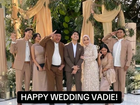 Digelar Intimate, ini Potret Bahagia Vadie Akbar Adik Vidi Aldiano di Momen Pernikahan