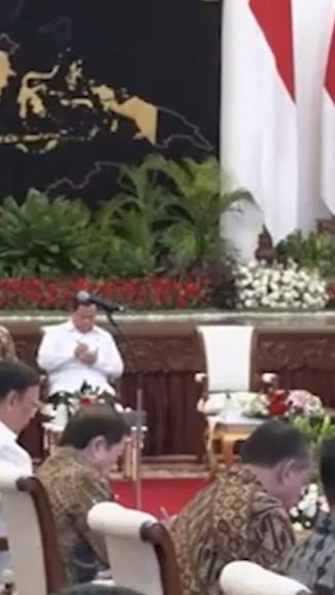 Bahas Keadaan Genting, Prabowo Duduk Sejajar Dengan Jokowi dan Pemimpin Menteri
