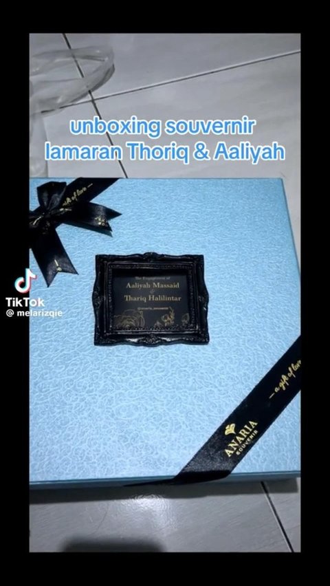 Acara Pertunangan Thoriq Halilintar & Aaliyah Massaid Viral, Intip Isi Souvenirnya