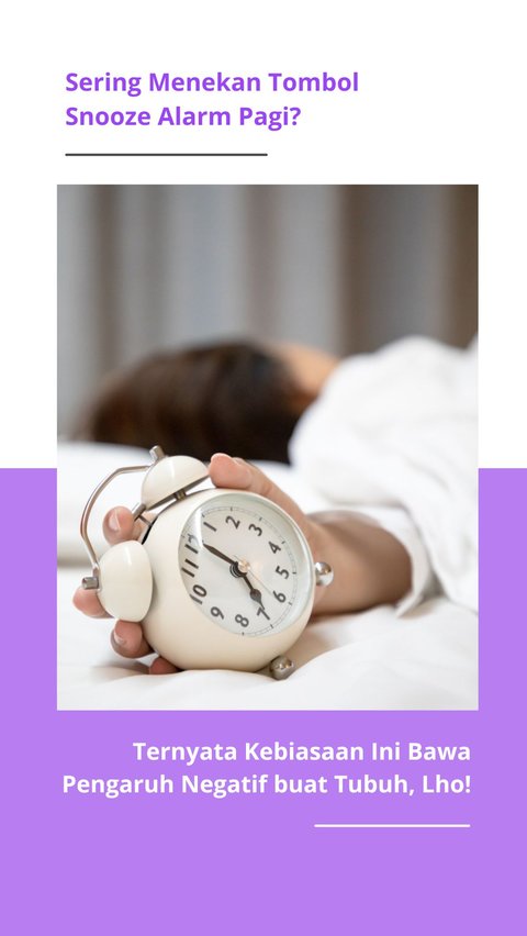 Frequently Pressing the Snooze Button in the Morning? Apparently, This Habit Has Negative Effects on the Body!