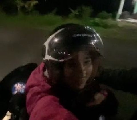 Solusi saat Istri Ngantuk di Motor, Dibonceng Depan dengan Menghadap ke Suami