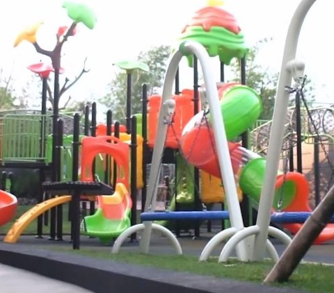 Potret Private Playground Baru Milik Momo Eks Geisha yang Dibuat Khusus Untuk Anak-anaknya