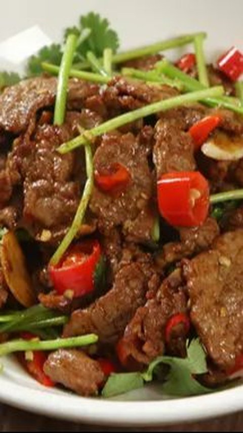 Resep Daging Kecap Iga Cabai Hijau<br>