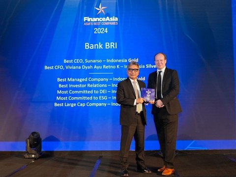 Dirut BRI Sunarso Dinobatkan The Best CEO, BRI Borong 11 Penghargaan dari Finance Asia