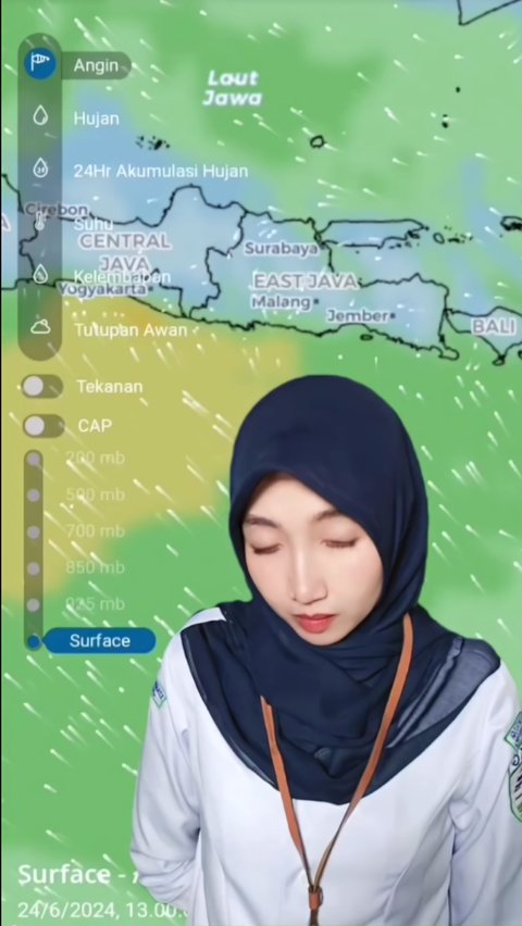 Viral! BMKG Juanda Content Creator Presents Weather Forecast News with the Style of a Khodam Forecaster