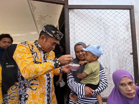 Intervensi Stunting, Pj Wali Kota Tarakan Pantau Pemberian Makanan Tambahan Pada Balita