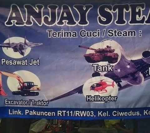 Spanduk Cuci Motor Lucu dan Nyeleneh, Bikin Terheran-heran