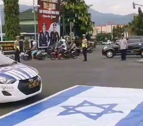 Viral Mobil Polisi Lindas Bendera Israel di Banjarnegara, Begini Faktanya