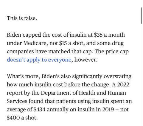 Joe Biden Klaim Turunkan Harga Suntikan Insulin Saat Jabat Presiden AS, Cek Faktanya