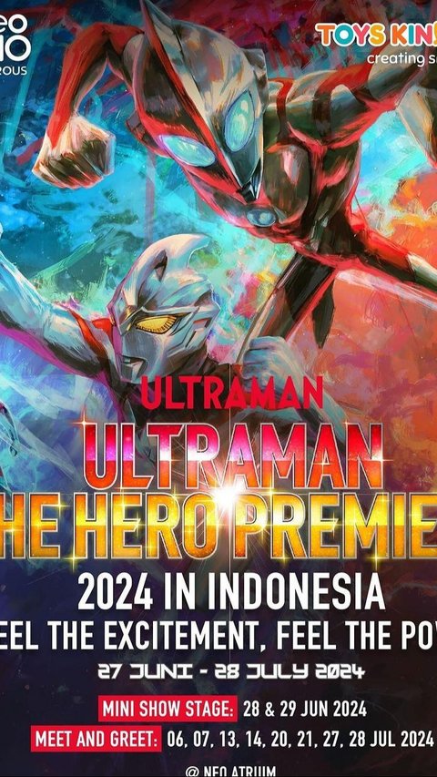 Bangkitkan Memori 90-an, ULTRAMAN THE HERO PREMIERE 2024 Hadir di Neo Soho Mall Jakarta