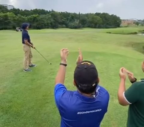 Funny Content: Tips on How to Entertain Your Boss ala Minister Sandiaga Uno on the Golf Course