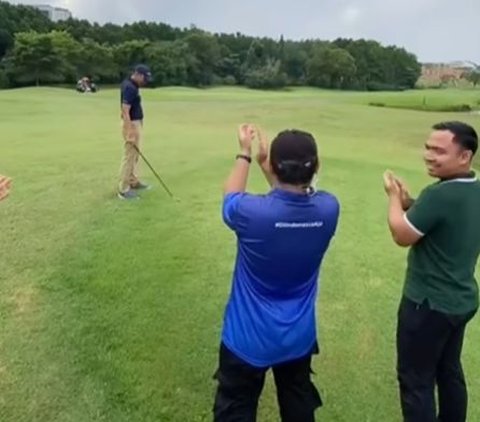 Funny Content: Tips on How to Entertain Your Boss ala Minister Sandiaga Uno on the Golf Course