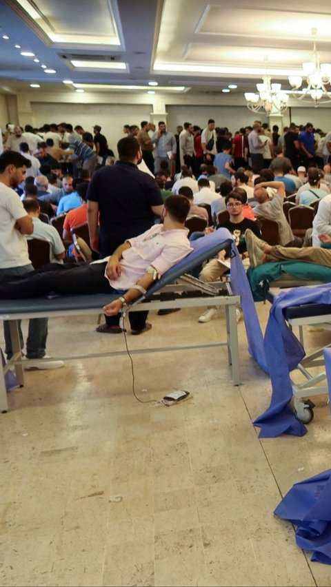 Kegiatan sosial ini telah disiapkan oleh Palang Merah Yordania yang bekerja sama dengan sejumlah organisasi kemanusiaan. Foto: Reuters / Jehad Shelbak<br>
