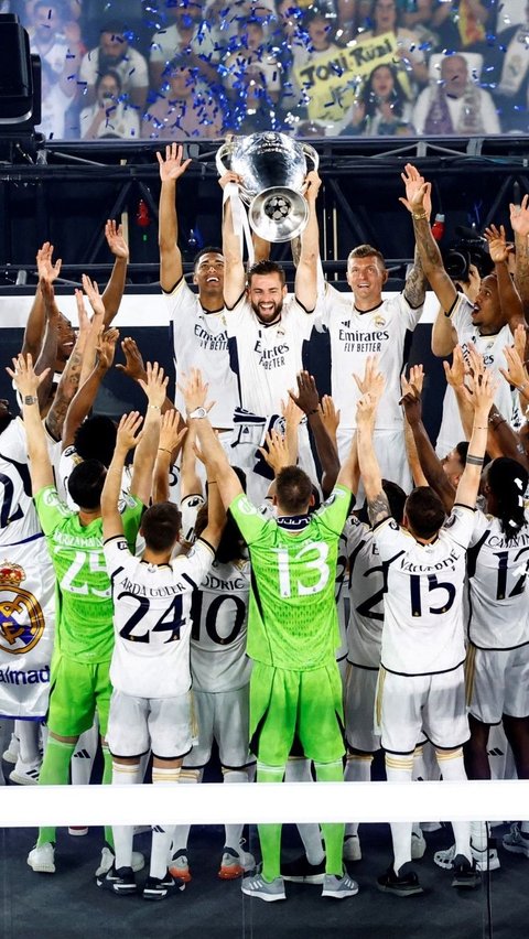 Kemenangan ini tidak hanya berarti bagi Real Madrid, tetapi juga bagi seluruh suporter di seluruh dunia. Foto: Reuters<br>