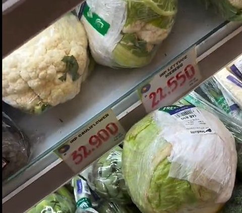 Make Shock, Viral Price of Cauliflower at PIK Supermarket Reaches Rp400 Thousand, Netizens: Planted in Heaven's Soil