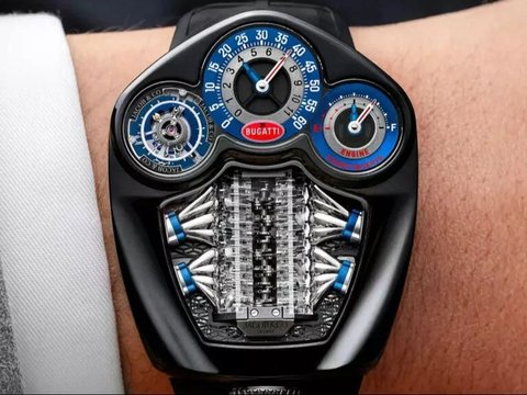 Dengan harga Rp 5,5 miliar, jam tangan Bugatti ini dapat digunakan untuk membeli rumah beserta isinya