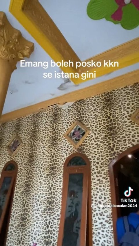 Mahasiswa UNIBA Dapat Posko KKN Bak Istana, Begini Komentar Warganet