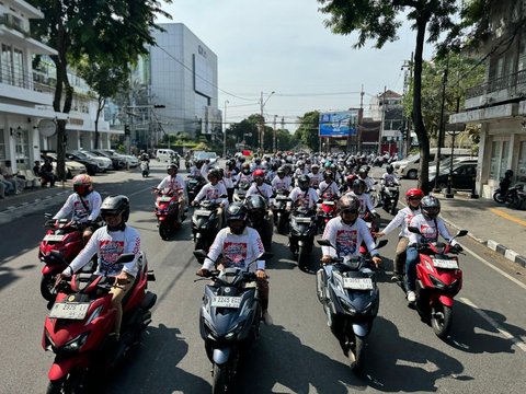 Parade Vario 160 di Malang diramaikan oleh ribuan penggemar Honda Vario 160