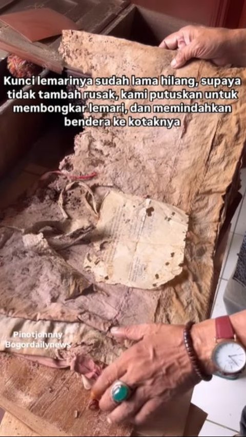 Sad! This is the Fate of the First Indonesian Flag at the Bogor Struggle Museum, Left to Decay and Neglected