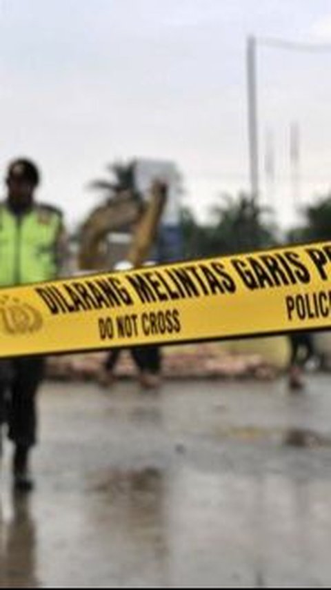 ilustrasi garis polisi. &copy;2021 Merdeka.com