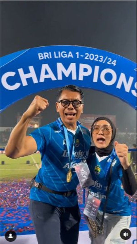 Persib Juara Liga 1, Jenderal Brimob Dijuluki 'Gajah' Sumringah Sampai Turun ke Lapangan