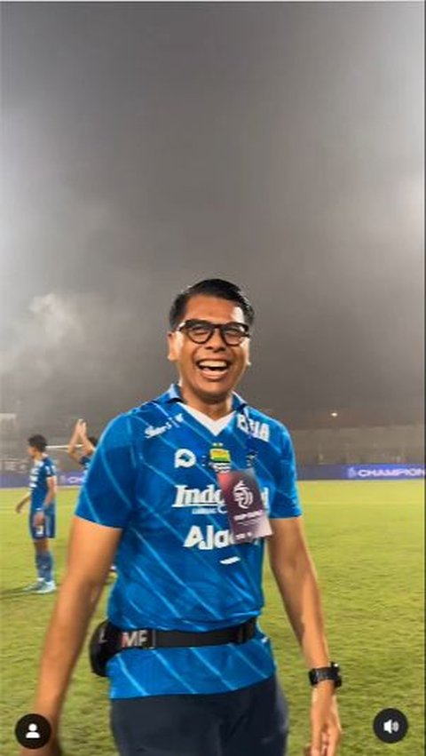 Persib Juara Liga 1, Jenderal Brimob Dijuluki 'Gajah' Sumringah Sampai Turun ke Lapangan