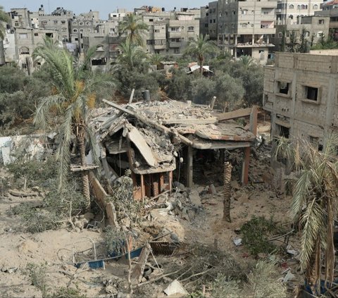 FOTO: Delapan Bulan Serangan Brutal Pasukan Israel Sudah Menghancurkan 137.000 Bangunan Palestina di Gaza