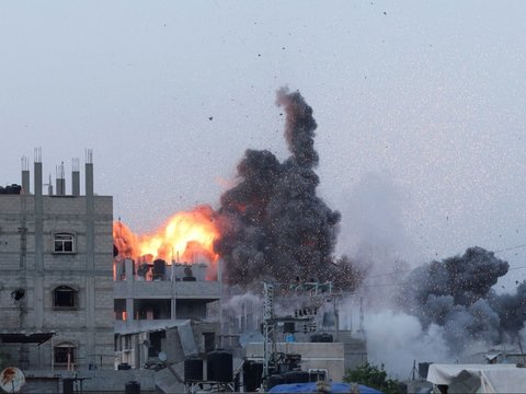 FOTO: Delapan Bulan Serangan Brutal Pasukan Israel Sudah Menghancurkan 137.000 Bangunan Palestina di Gaza