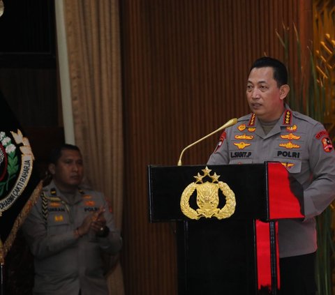 Kapolri Buka Rakernis Gabungan 4 Satker Polri