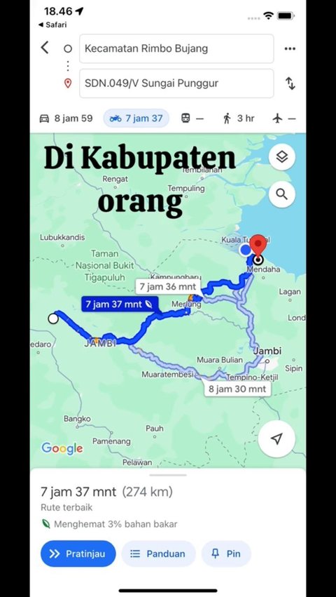 Usai diterima PPPK, ia mendapat penempatan di kabupaten lain yang jaraknya cukup jauh dari rumahnya.