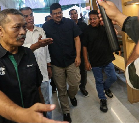 Menurut Ketua Bidang Komunikasi dan Informatika Dewan Pimpinan Pusat PKB Ahmad Iman Sukri, kehadiran Bobby Nasution dalam rangka Uji Kelayakan dan Kesesuaian (UKK) bakal calon Gubernur Sumut pada Pilkada 2024. Pemilu (Pilkada Sumut). Foto: Liputan6.com / Angga Yuniar<br>