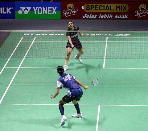 FOTO: Hasil Indonesia Open 2024: Gregoria Mariska Tumbangkan Putri KW