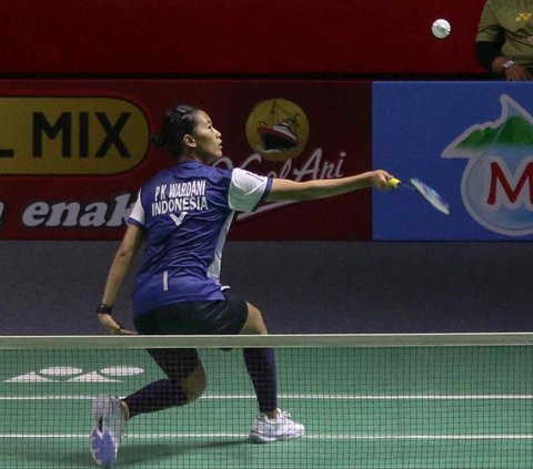 FOTO: Hasil Indonesia Open 2024: Gregoria Mariska Tumbangkan Putri KW