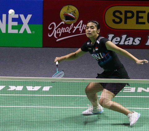 FOTO: Hasil Indonesia Open 2024: Gregoria Mariska Tumbangkan Putri KW