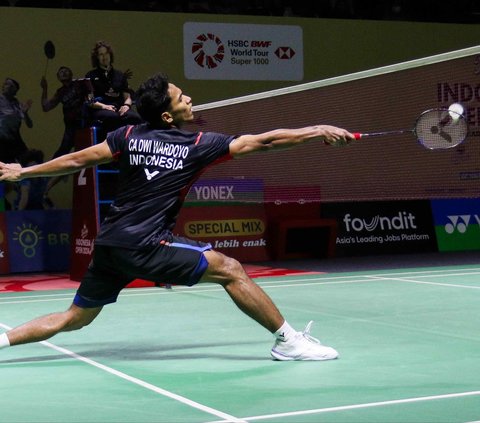 FOTO: Hasil Indonesia Open 2024: Perjuangan Chico Kandas di Tangan Wakil Thailand