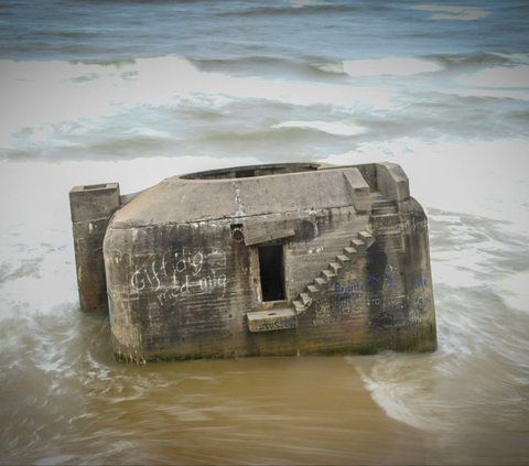 FOTO: Penampakan Tembok Atlantik, Pertahanan Raksasa Nazi yang Gagal Cegah Invasi Tentara Sekutu