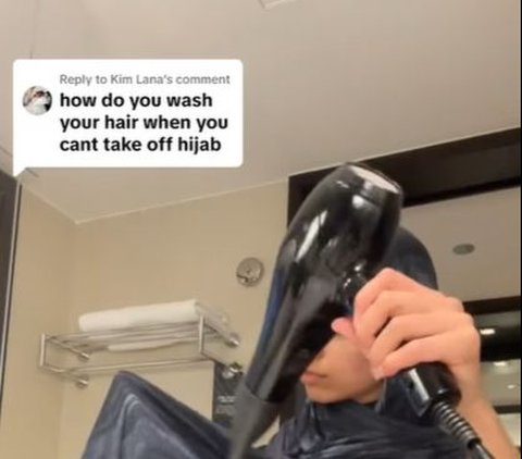 Funny Hijab Wearer's Answer When Asked How to Wash Hair