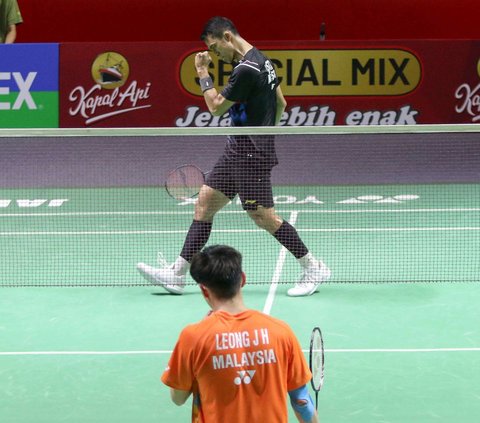 FOTO: Hasil Indonesia Open 2024: Jonatan Chirstie Tersingkir, Tunggal Putra Indonesia Habis