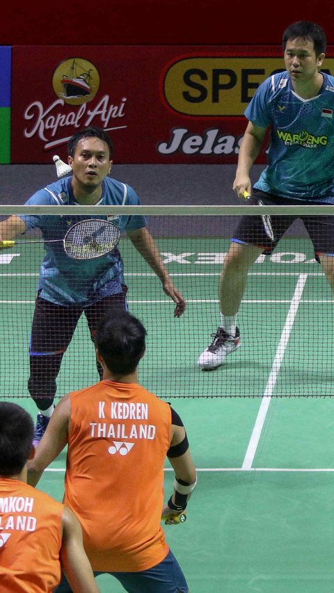 FOTO: Hasil Indonesia Open 2024: Taklukkan Ganda Thailand, The Daddies Lolos 16 Besar