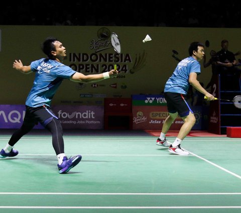 FOTO: Hasil Indonesia Open 2024: Taklukkan Ganda Thailand, The Daddies Lolos 16 Besar