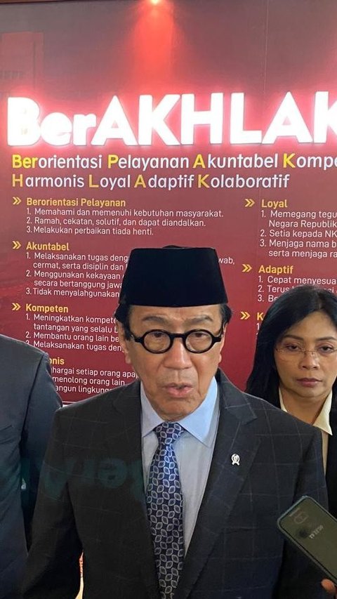 Menteri Hukum dan HAM Yasonna Laoly